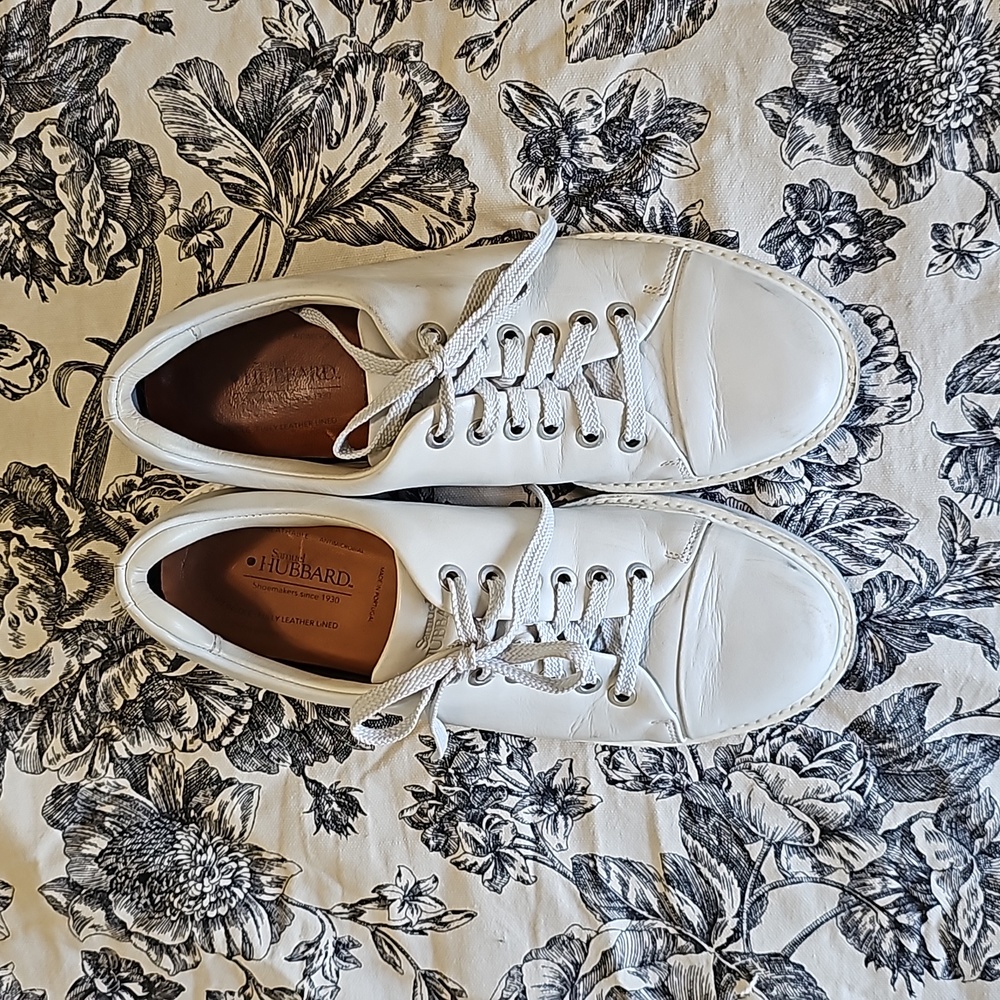 Samuel Hubbard VERY Light Blue (almost white) Sneakers Sz 6 - Picture 2 of 7